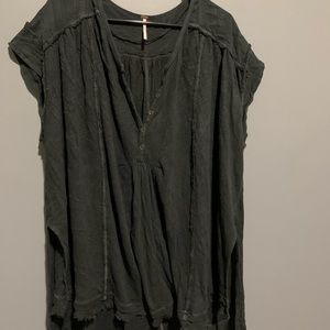 Floppy short sleeved Free People top
